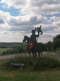 Reiterfigur St.-Jodok-Ritt